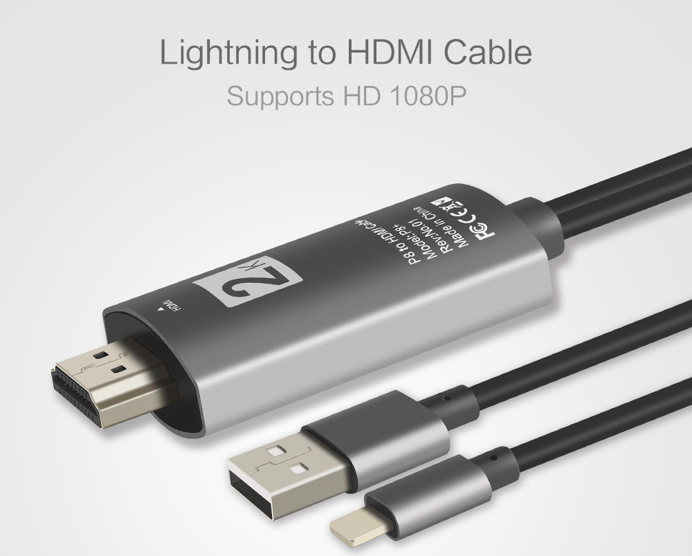 USB tipo C a HDMI 1080P HD TV Cable Adaptador Para Apple iPad Pro Macbook Pro Air