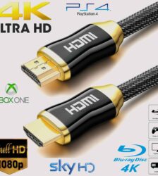 10M NEW Premium HDMI Cable v2.0 Gold High Speed HDTV UltraHD HD 2160p 4K 3D 1M