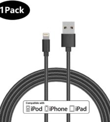 Lightning to USB Cable,cable connects your iPhone, iPad or iPod with Lightning connector to your computer’s USB port for syncing and charging. Apple USB Power Adapter for convenient charging from a wall outlet, Apple MFi Certified iPhone Charger Cable 2m, Apple Lightning to USB Cable Cord 2 metres Fast Charging Apple Phone Long Cables for iPhone